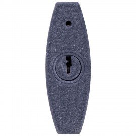 Замок навесной чугунный "Стандарт", ширина 63 мм, английский, 3 ключа, ГРАНДМАСТЕР, 671293