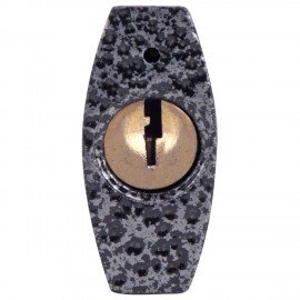 Замок навесной чугунный "Влагонепроницаемый", ширина 32 мм, полимерное покрытие, английский, 3 ключа, RABBITEX, 671295