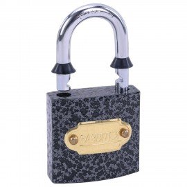 Замок навесной чугунный "Влагонепроницаемый", ширина 32 мм, полимерное покрытие, английский, 3 ключа, RABBITEX, 671295