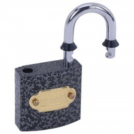 Замок навесной чугунный "Влагонепроницаемый", ширина 32 мм, полимерное покрытие, английский, 3 ключа, RABBITEX, 671295