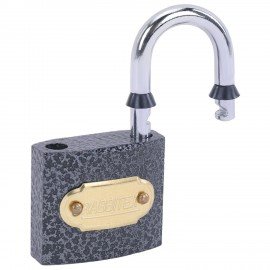 Замок навесной чугунный "Влагонепроницаемый", ширина 38 мм, полимерное покрытие, английский, 3 ключа, RABBITEX, 671296