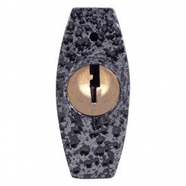 Замок навесной чугунный "Влагонепроницаемый", ширина 38 мм, полимерное покрытие, английский, 3 ключа, RABBITEX, 671296