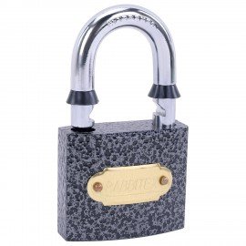 Замок навесной чугунный "Влагонепроницаемый", ширина 50 мм, полимерное покрытие, английский, 3 ключа, RABBITEX, 671297