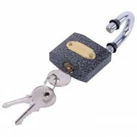 Замок навесной чугунный "Влагонепроницаемый", ширина 50 мм, полимерное покрытие, английский, 3 ключа, RABBITEX, 671297