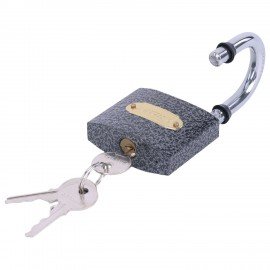 Замок навесной чугунный "Влагонепроницаемый", ширина 63 мм, полимерное покрытие, английский, 3 ключа, RABBITEX, 671298