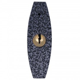 Замок навесной чугунный "Влагонепроницаемый", ширина 75 мм, полимерное покрытие, английский, 3 ключа, RABBITEX, 671299