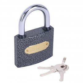 Замок навесной чугунный "Влагонепроницаемый", ширина 75 мм, полимерное покрытие, английский, 3 ключа, RABBITEX, 671299