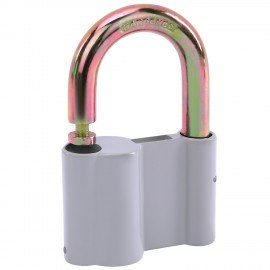 Замок навесной алюминиевый с пластиковым покрытием, ширина 60 мм, 3 ключа, RABBITEX (РАББИТЕКС), 671304
