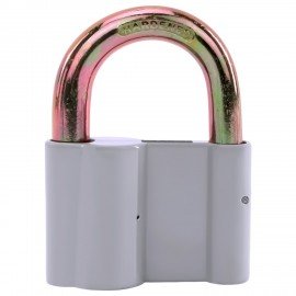 Замок навесной алюминиевый с пластиковым покрытием, ширина 60 мм, 3 ключа, RABBITEX (РАББИТЕКС), 671304