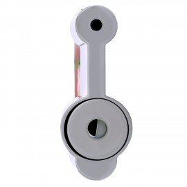 Замок навесной алюминиевый с пластиковым покрытием, ширина 60 мм, 3 ключа, RABBITEX (РАББИТЕКС), 671304