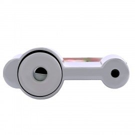 Замок навесной алюминиевый с пластиковым покрытием, ширина 70 мм, 3 ключа, RABBITEX (РАББИТЕКС), 671305