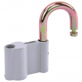 Замок навесной алюминиевый с пластиковым покрытием, ширина 70 мм, 3 ключа, RABBITEX (РАББИТЕКС), 671305