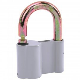 Замок навесной алюминиевый с пластиковым покрытием, ширина 80 мм, 3 ключа, RABBITEX (РАББИТЕКС), 671306