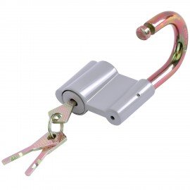 Замок навесной алюминиевый с пластиковым покрытием, ширина 80 мм, 3 ключа, RABBITEX (РАББИТЕКС), 671306