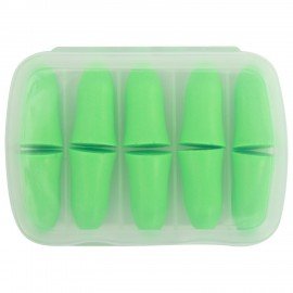 Беруши одноразовые пенополиуретановые без шнурка, КОМПЛЕКТ 5 пар в контейнере, SNR 43 дБ, RABBITEX, 671319