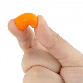 Беруши одноразовые пенополиуретановые без шнурка, КОМПЛЕКТ 500 пар в пакете, SNR 43 дБ, RABBITEX, 671321