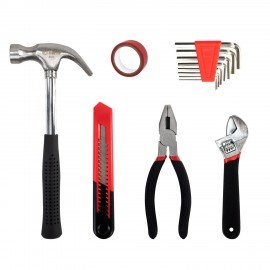 Набор инструментов столярно-слесарный, 40 предметов, пластиковый кейс, ГРАНДМАСТЕР, 671332