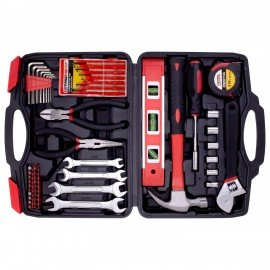 Набор инструментов универсальный, 51 предмет, пластиковый кейс, ГРАНДМАСТЕР, 671333