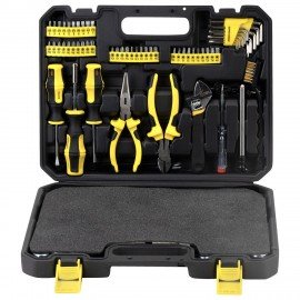 Набор инструментов для автомобиля, 122 предмета, пластиковый кейс, ГРАНДМАСТЕР, 671335