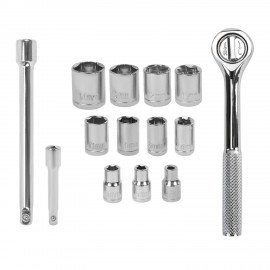 Набор инструментов универсальный, 60 предметов, пластиковый кейс, ГРАНДМАСТЕР, 671338