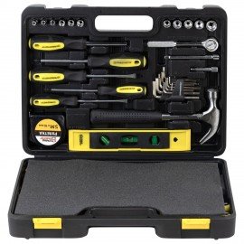 Набор инструментов универсальный, 60 предметов, пластиковый кейс, ГРАНДМАСТЕР, 671338