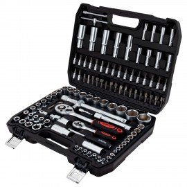 Набор инструментов для автомобиля, 108 предметов, пластиковый кейс, RABBITEX, 671339