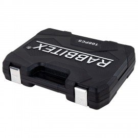 Набор инструментов для автомобиля, 108 предметов, пластиковый кейс, RABBITEX, 671339