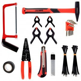 Набор инструментов универсальный, 159 предметов, пластиковый кейс, RABBITEX, 671340