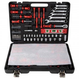 Набор инструментов универсальный, 159 предметов, пластиковый кейс, RABBITEX, 671340