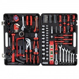 Набор инструментов универсальный, 159 предметов, пластиковый кейс, RABBITEX, 671340