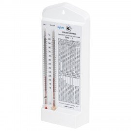 Гигрометр психрометрический ВИТ-2, с поверкой РФ, диапазон: от +15 до +40 °С