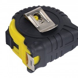 Рулетка измерительная 3м х 16мм, обрезиненный корпус, с фиксатором, RABBITEX Standard, 671348