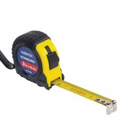 Рулетка измерительная 3м х 16мм, обрезиненный корпус, с фиксатором, RABBITEX Standard, 671348