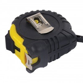 Рулетка измерительная 5м х 19мм, обрезиненный корпус, с фиксатором, RABBITEX Standard, 671349