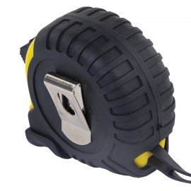 Рулетка измерительная 5м х 19мм, обрезиненный корпус, с фиксатором, RABBITEX Standard, 671349