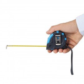 Рулетка измерительная 5м х 19мм, обрезиненный корпус, 3 фиксатора, RABBITEX Special, 671354