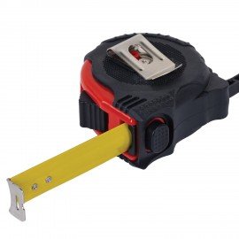 Рулетка измерительная 3м х 16мм, обрезиненный корпус, 3 фиксатора, RABBITEX Professional, 671356