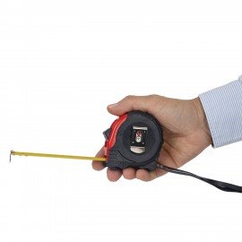 Рулетка измерительная 5м х 19мм, обрезиненный корпус, 3 фиксатора, RABBITEX Professional, 671357