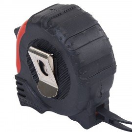 Рулетка измерительная 5м х 19мм, обрезиненный корпус, 3 фиксатора, RABBITEX Professional, 671357