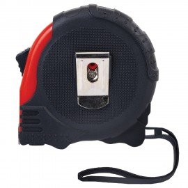 Рулетка измерительная 10м х 25мм, обрезиненный корпус, 3 фиксатора, RABBITEX Professional, 671359