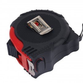 Рулетка измерительная 10м х 25мм, обрезиненный корпус, 3 фиксатора, RABBITEX Professional, 671359