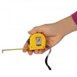 Рулетка измерительная 3 м х 16 мм, пластиковый корпус, с фиксатором, ГРАНДМАСТЕР Classic, 671360