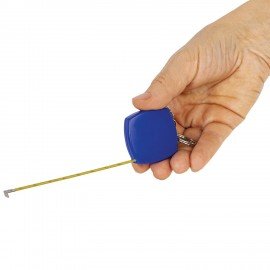 Рулетка-брелок, 2 м х 6 мм, пластиковый корпус, ГРАНДМАСТЕР, 671364