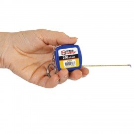 Рулетка-брелок, 2 м х 6 мм, пластиковый корпус, ГРАНДМАСТЕР, 671364