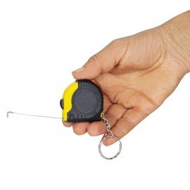 Рулетка-брелок 2м х 8мм, обрезиненный корпус, RABBITEX, 671365