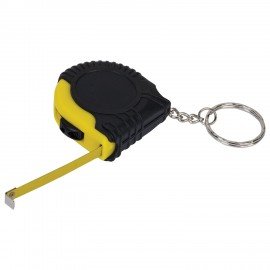 Рулетка-брелок 2м х 8мм, обрезиненный корпус, RABBITEX, 671365