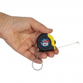 Рулетка-брелок 2м х 8мм, обрезиненный корпус, RABBITEX, 671365