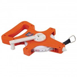 Рулетка геодезическая 20м х 13мм, лента фибергласс, открытый корпус, RABBITEX, 671366