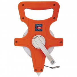 Рулетка геодезическая 20м х 13мм, лента фибергласс, открытый корпус, RABBITEX, 671366