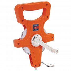 Рулетка геодезическая 20м х 13мм, лента фибергласс, открытый корпус, RABBITEX, 671366